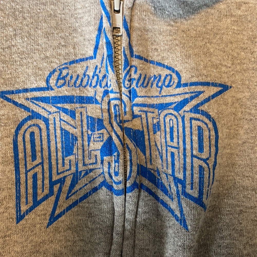 Bubba gump zip up sweater - Picture 2 of 3